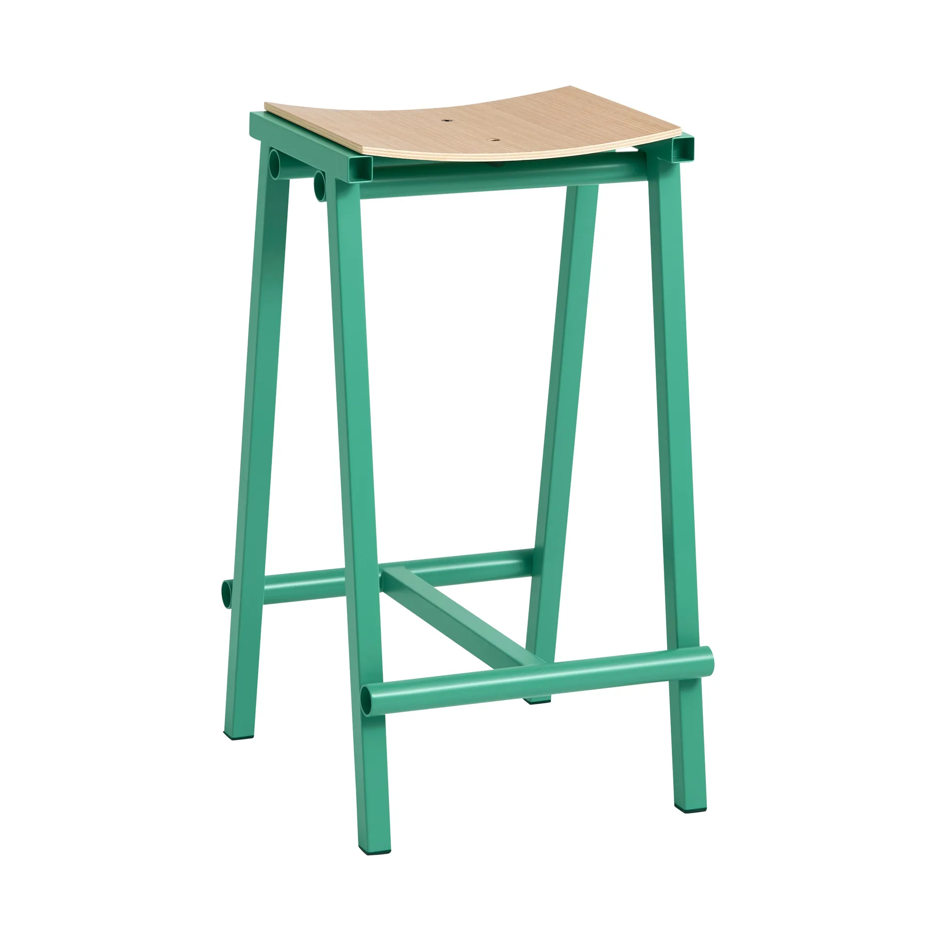 Taburete 8 low barkruk 65 cm, Zacht jade HAY