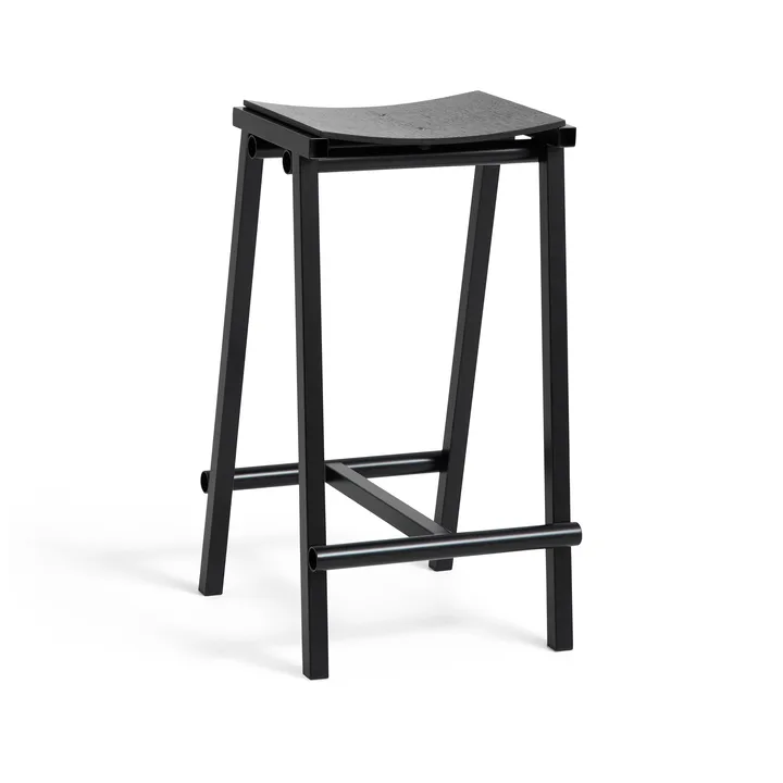 Taburete 8 low barkruk 65 cm - Zwart - HAY