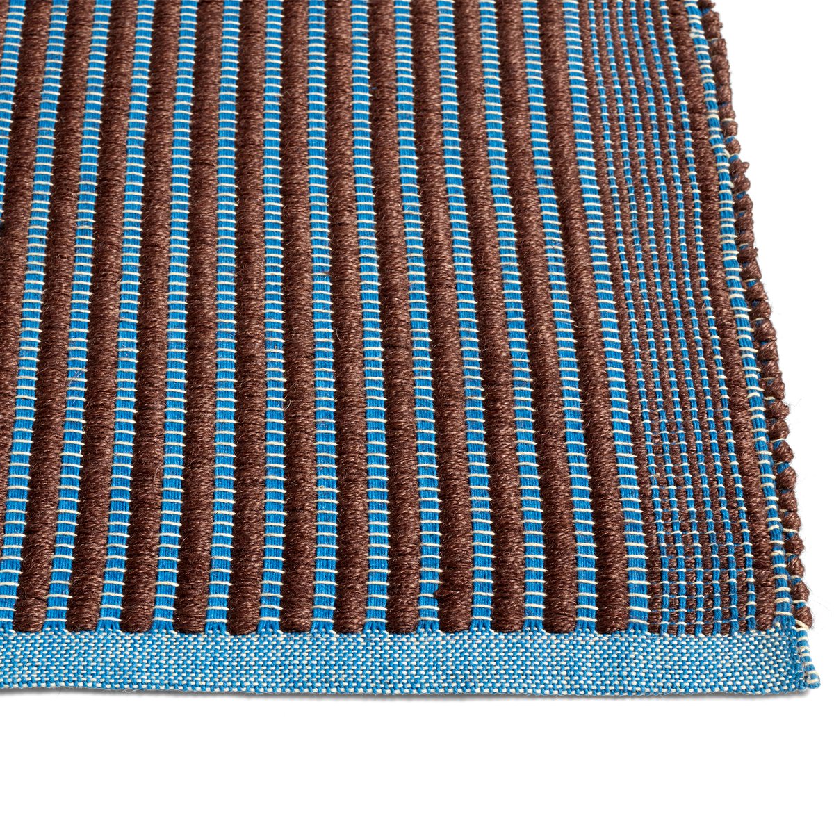 HAY Tapis vloerkleed 170x240 cm Chestnut-blue | Scandinavisch Interieur | Geweven katoenen vloerkleden | Blauw
