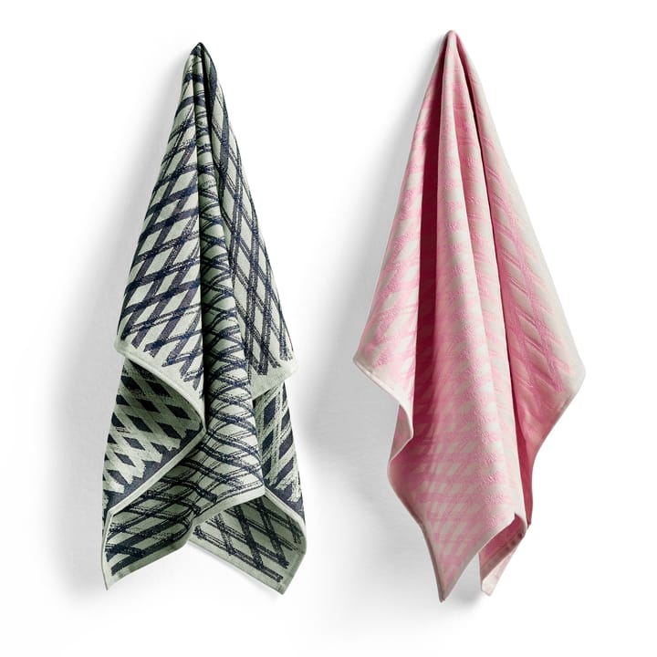 Tea Towel Marker diamond keukenhanddoek 2-pack, No 4 HAY