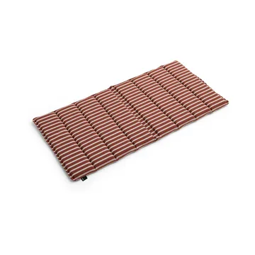 Terrazza Folding zitkussen - Terracotta bold stripe, 82x40 cm - HAY