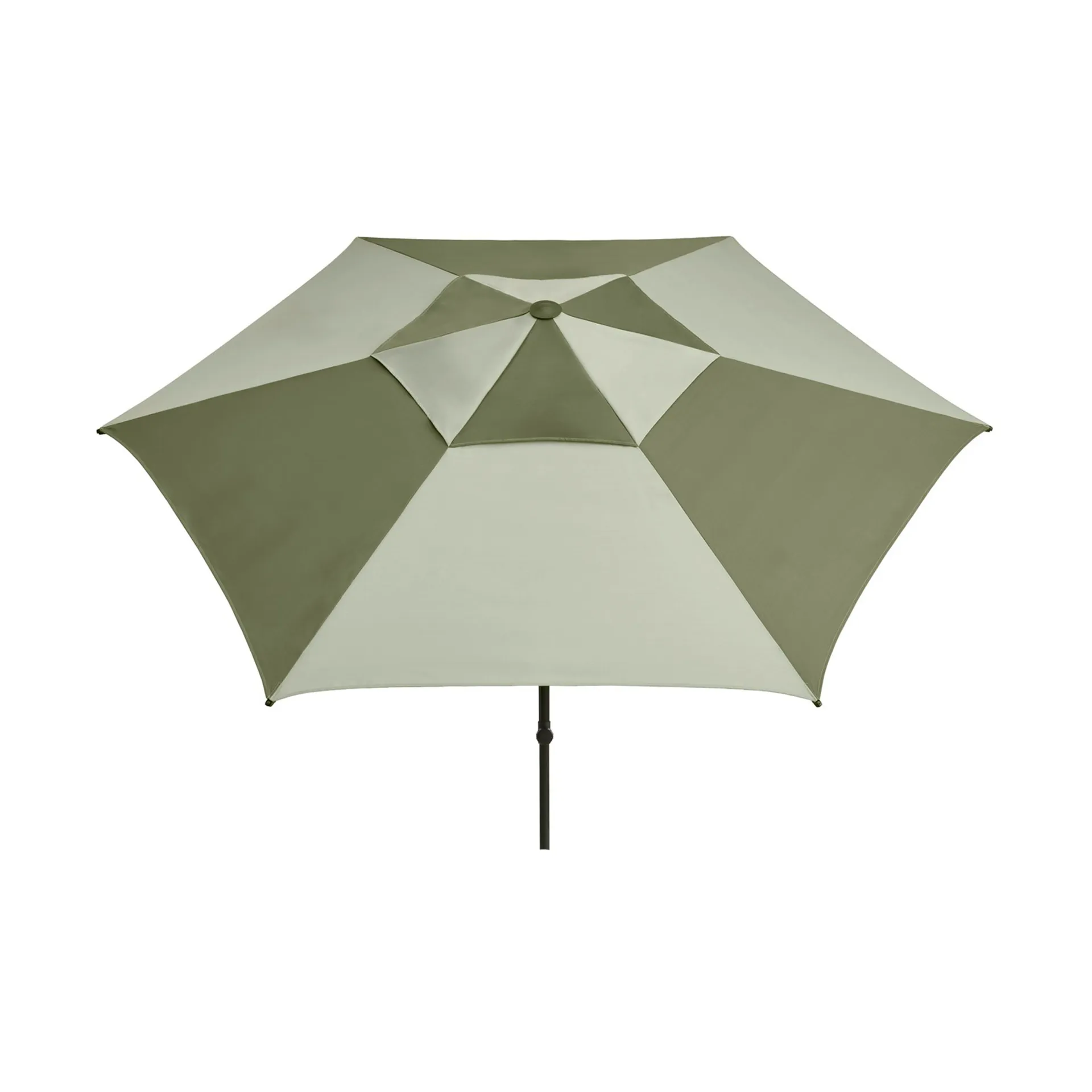 Terrazza Hexagon parasol, Green-donkergroen HAY