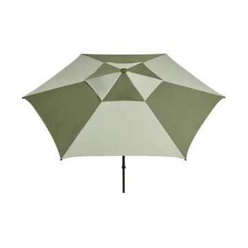 Terrazza Hexagon parasol - Green-donkergroen - HAY
