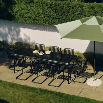 Terrazza Hexagon parasol - Green-donkergroen - HAY