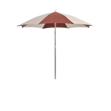 Terrazza Octagon parasol - Off-white-burgundy - HAY