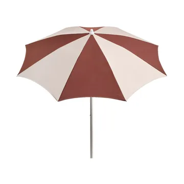 Terrazza Octagon parasol - Off-white-burgundy - HAY