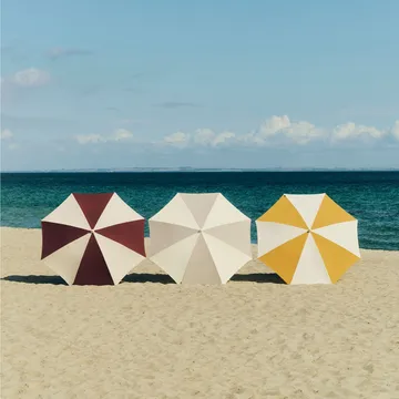 Terrazza Octagon parasol - Off-white -grey - HAY
