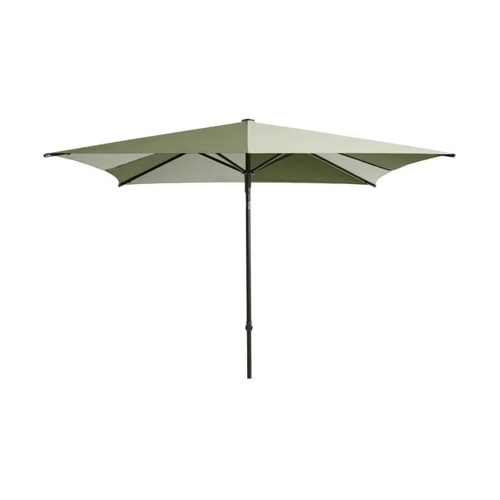 Terrazza Square parasol - Green-donkergroen - HAY