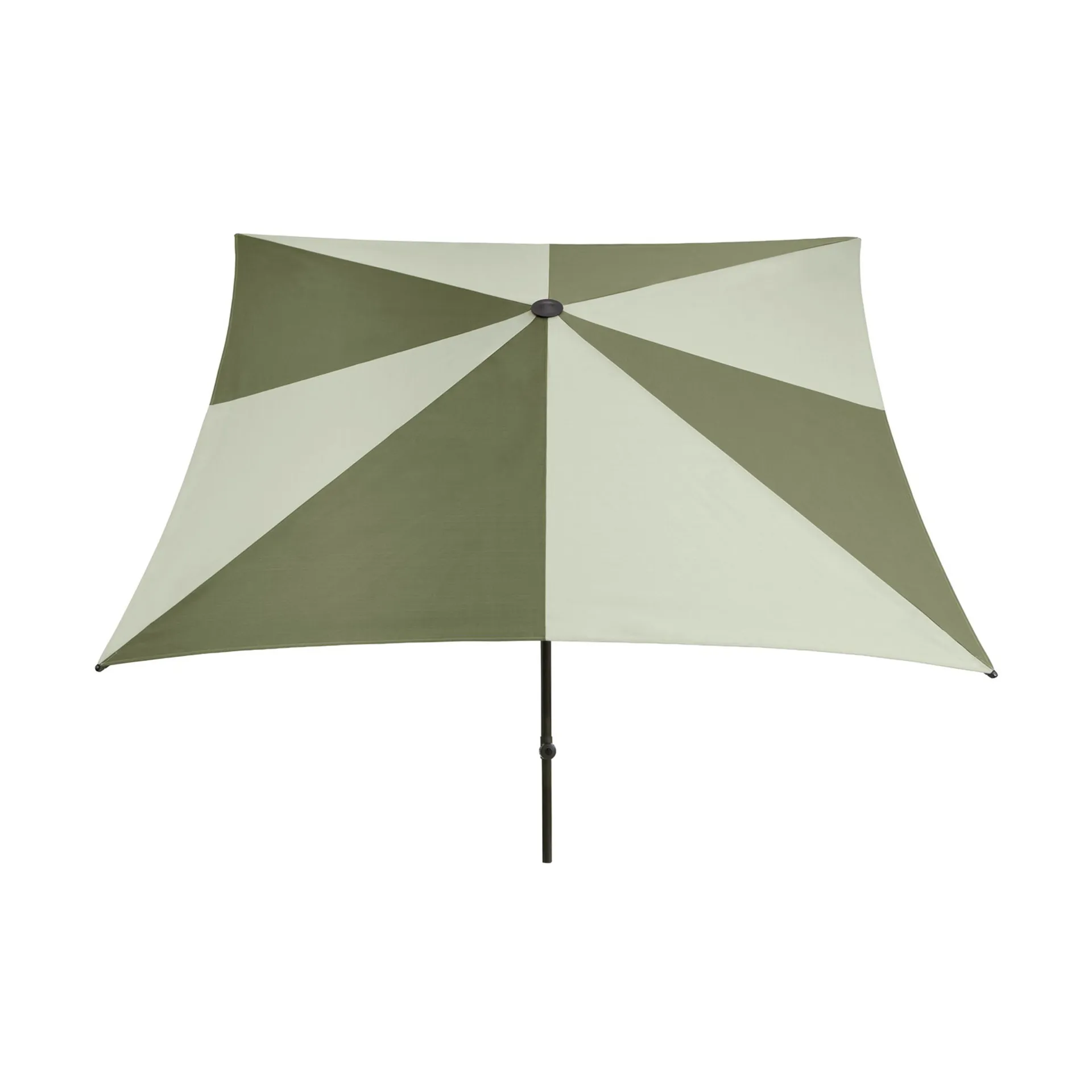 Terrazza Square parasol, Green-donkergroen HAY