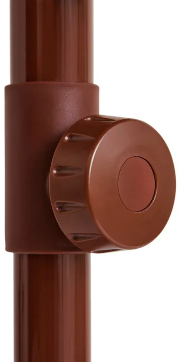 Terrazza Square parasol - Off white-bordeaux - HAY