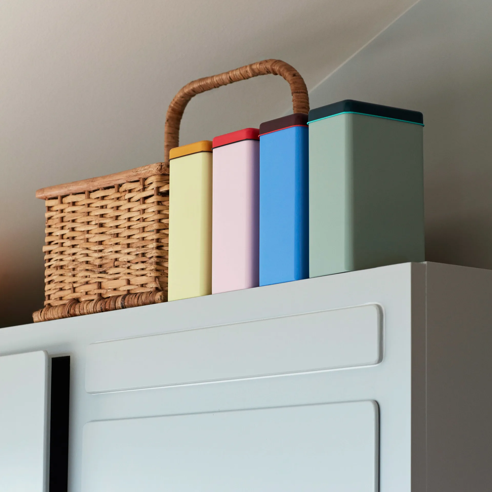 Tin by Sowden opbergblik, Geel HAY