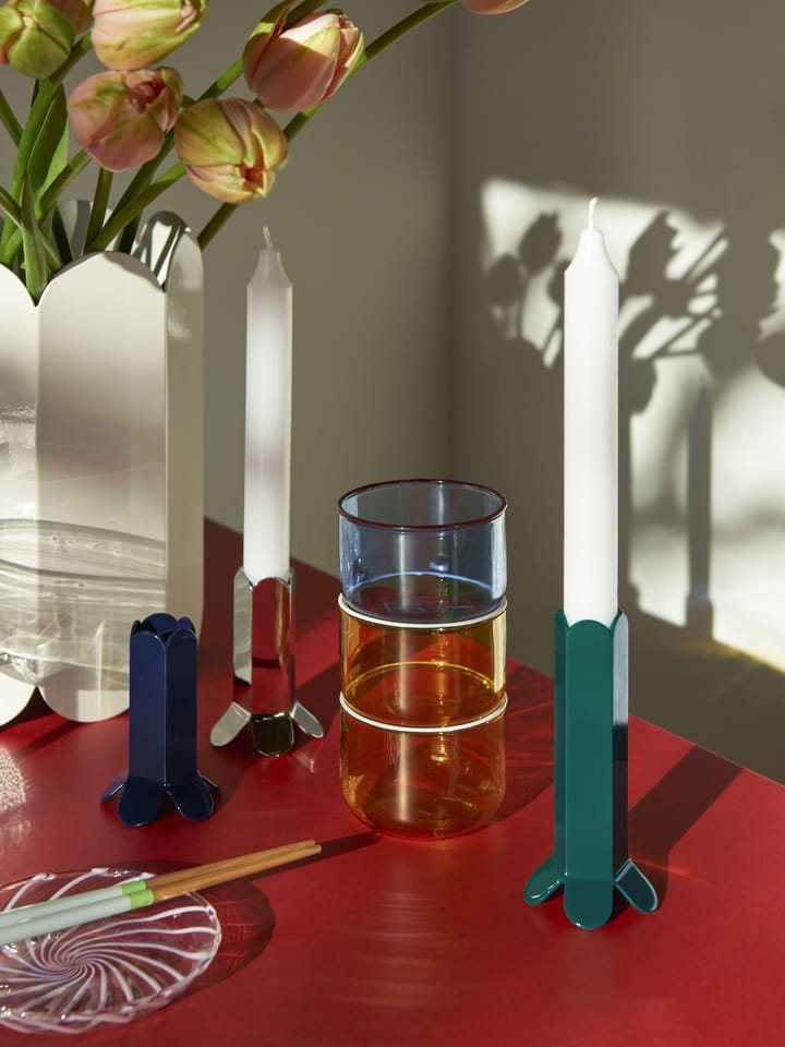 Tint glas 20 cl 2-pack, Lichtgeel-witte rand HAY