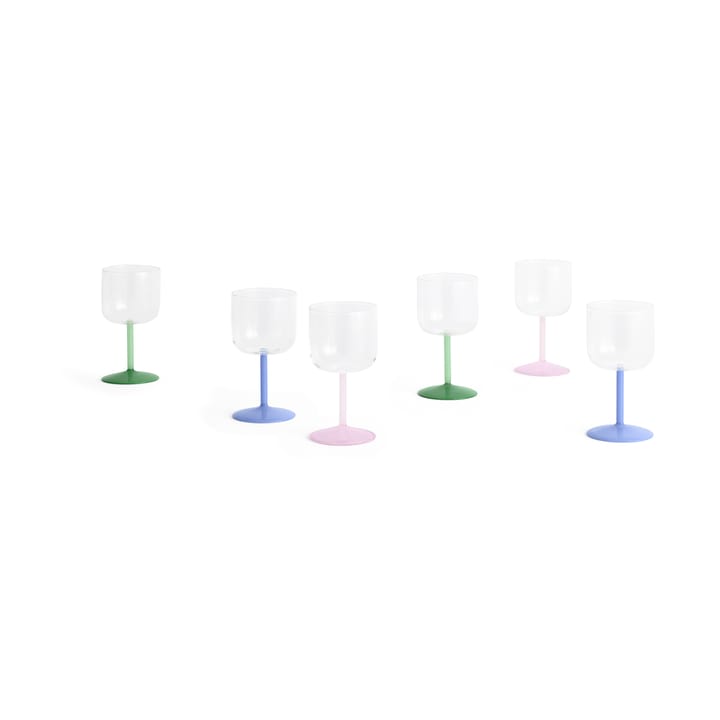 Tint wijnglas 25 cl 2-pack, Grijs HAY