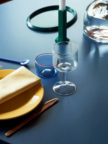 Tint wijnglas 25 cl 2-pack - Transparant - HAY