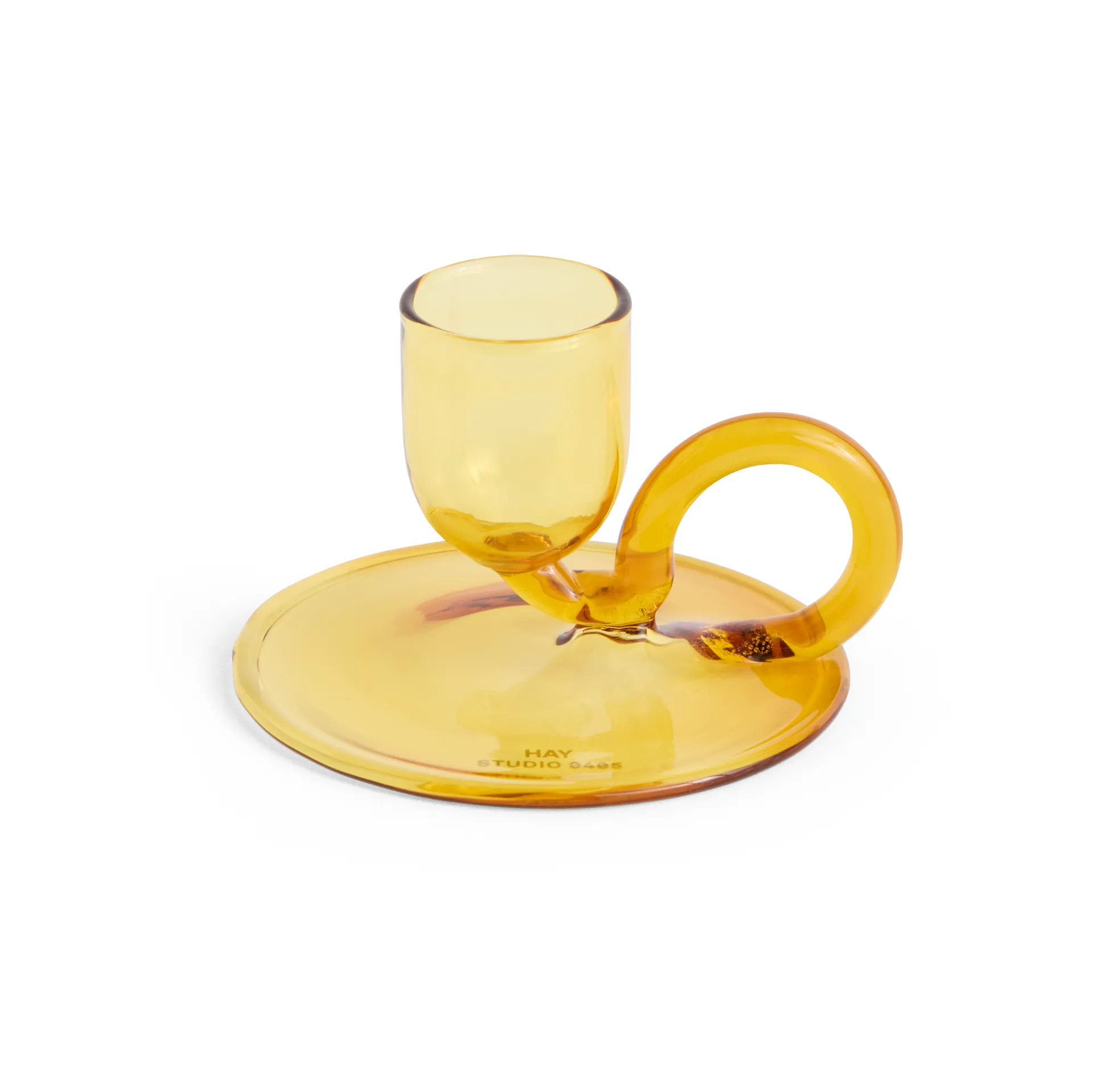 Tiny kandelaar curved, Yellow HAY