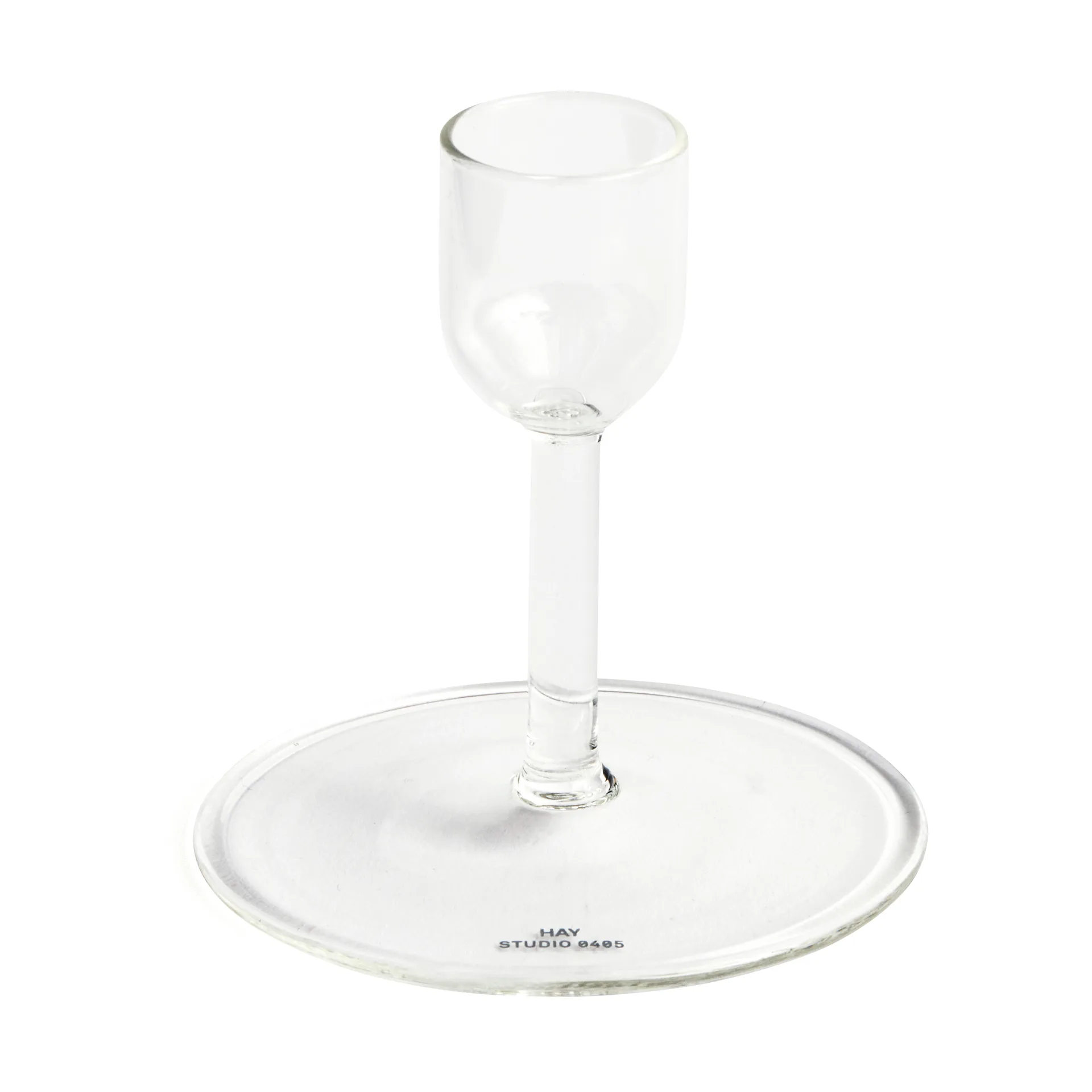 Tiny kandelaar straight, Clear HAY