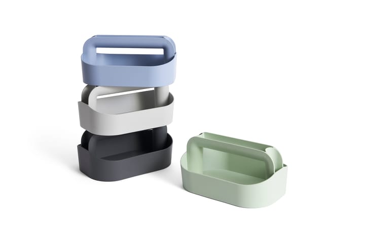 Tool Box recycled opbergdoos 21x30 cm, Mint HAY
