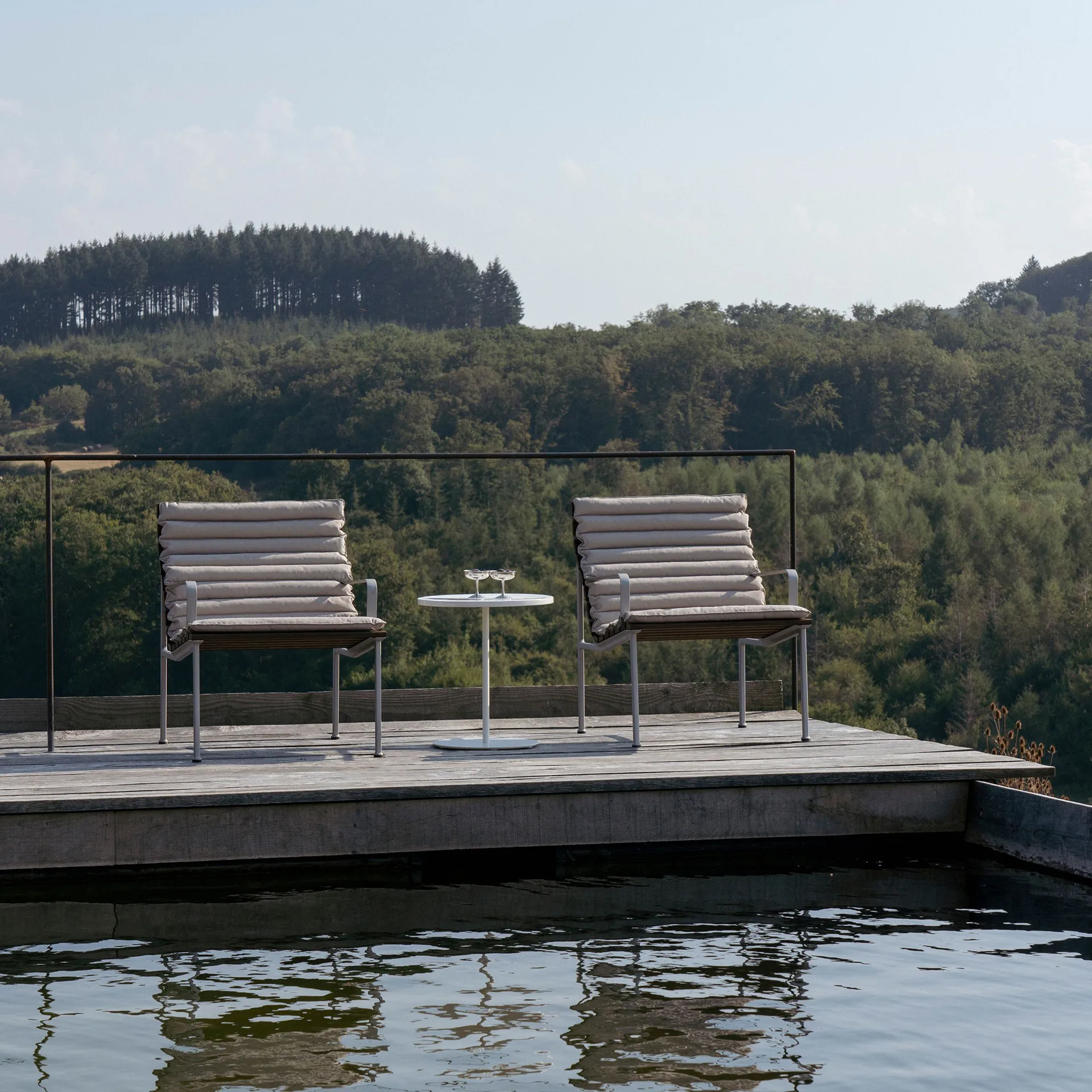 Traverse Lounge armstoel, Oiled ash HAY