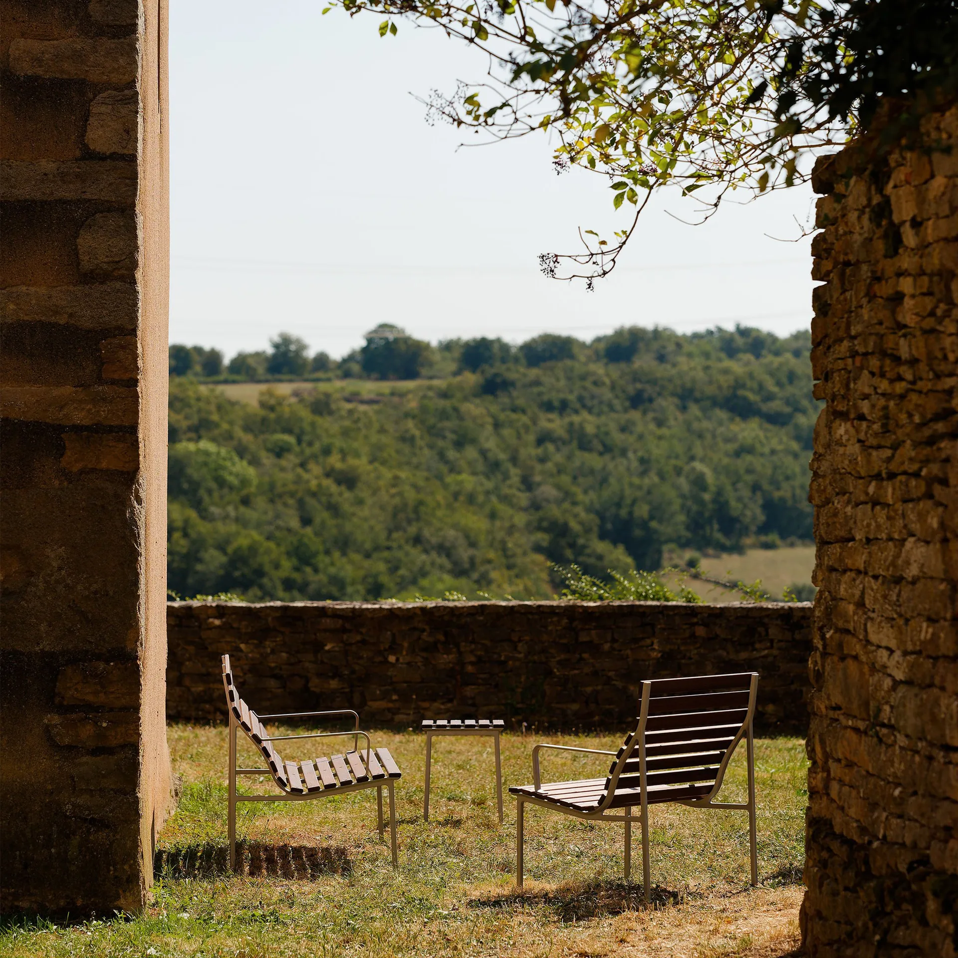 Traverse Lounge armstoel, Oiled ash HAY
