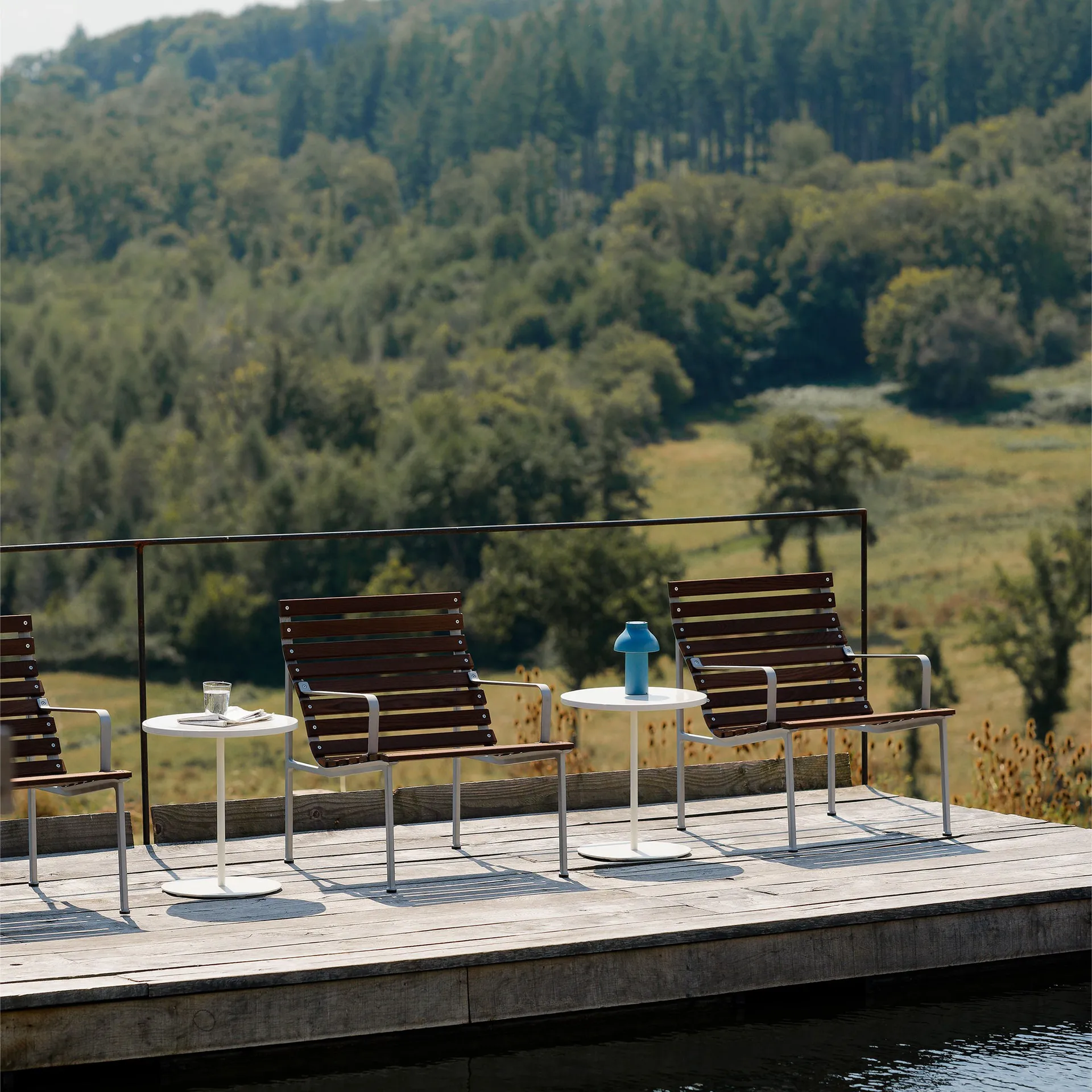 Traverse Lounge armstoel, Oiled ash HAY