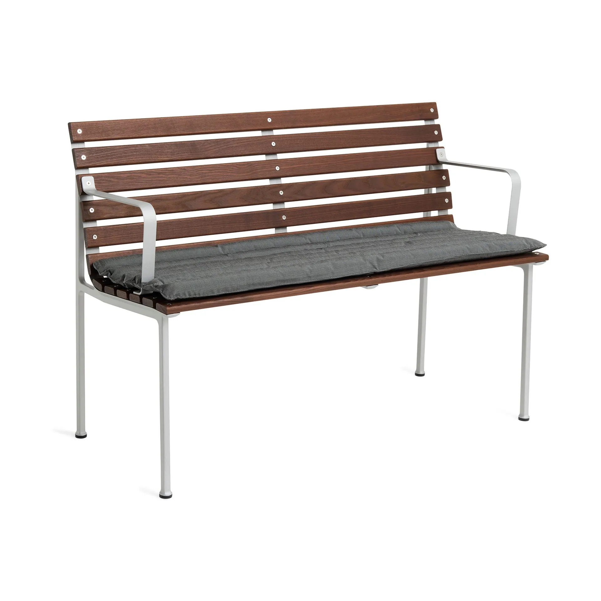 Traverse Quilted Bench 114/Dining Bench bankkussen, Black pepper HAY