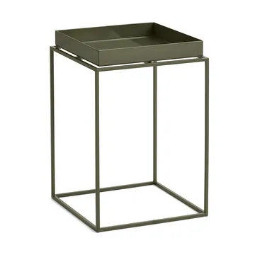 Tray Table medium bijzettafel - olijfgroen, 30x30x44 cm - HAY