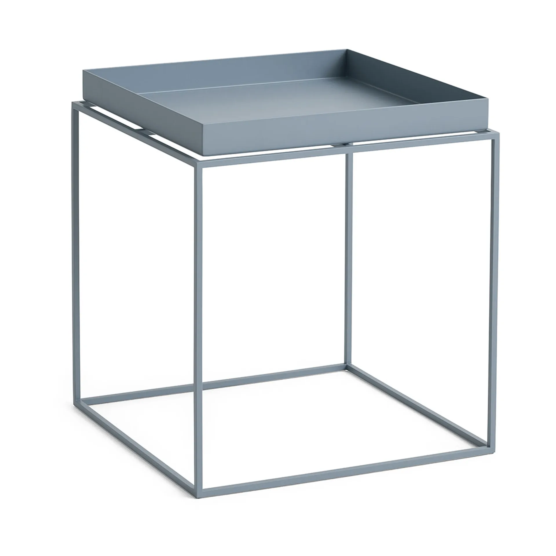 Tray Table medium bijzettafel, Pigeon blue, 40x40x44 cm HAY