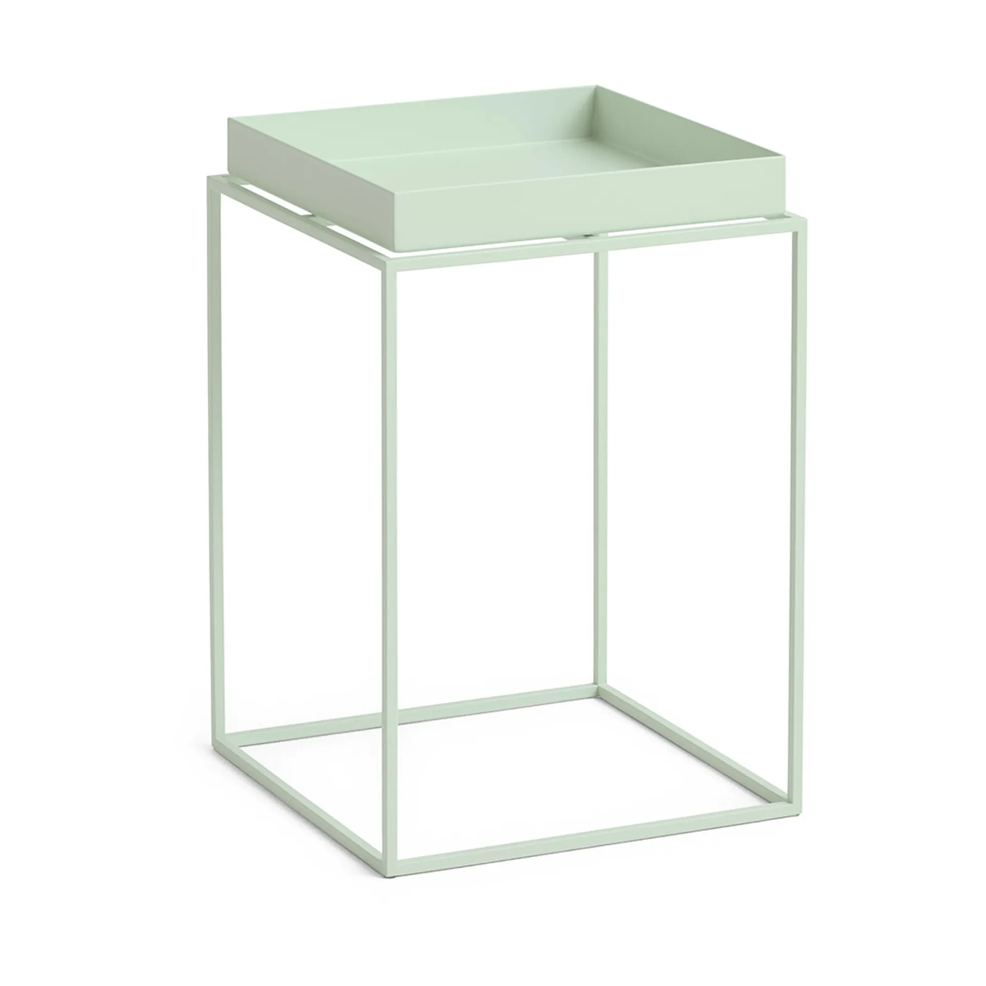 Tray Table medium bijzettafel, Soft mint, 30x30x44 cm HAY