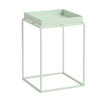 Tray Table medium bijzettafel - Soft mint, 30x30x44 cm - HAY