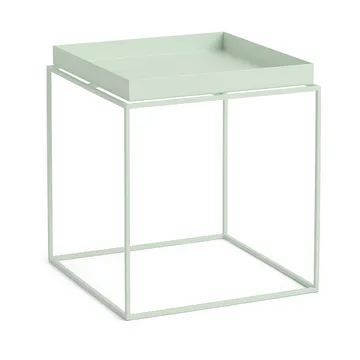 Tray Table medium bijzettafel - Soft mint, 40x40x44 cm - HAY