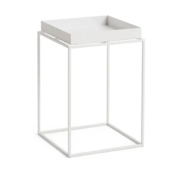 Tray Table medium bijzettafel - White, 30x30x44 cm - HAY