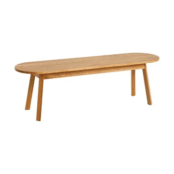Triangle Leg bank - Watergedragen gelakt eiken, 150 cm - HAY