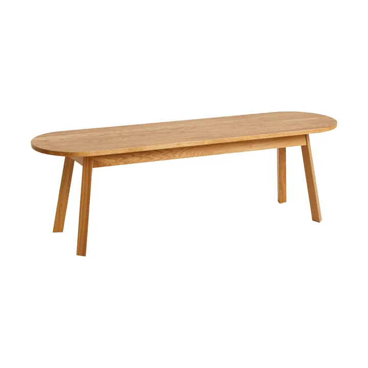 Triangle Leg bank - Watergedragen gelakt eiken, 150 cm - HAY