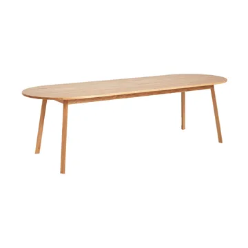 Triangle Leg eettafel - Gelakt eiken, 250x85 cm - HAY