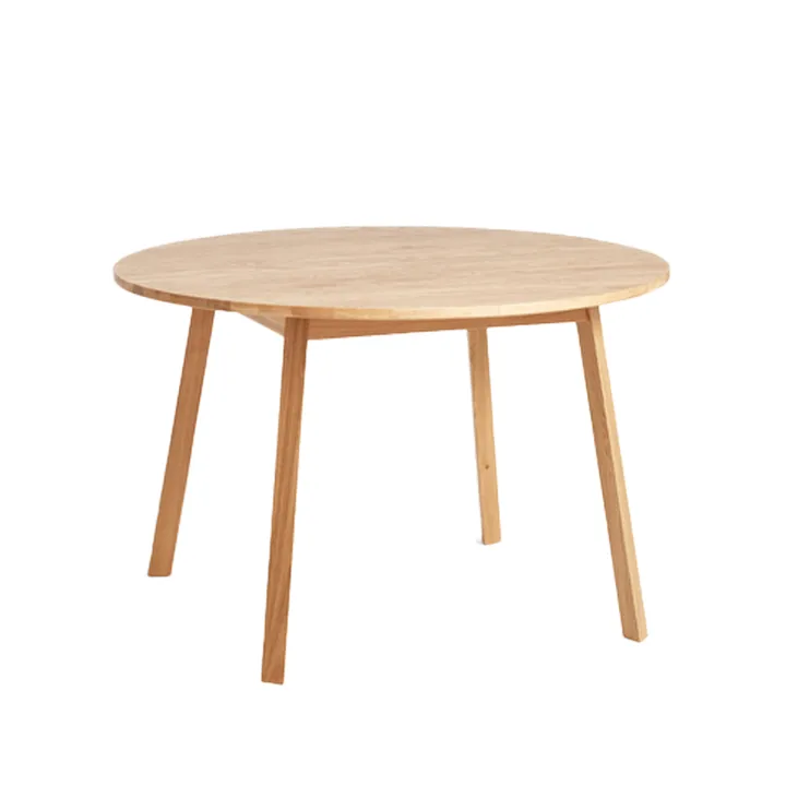 Triangle Leg ronde eettafel - Watergedragen gelakt eiken - HAY