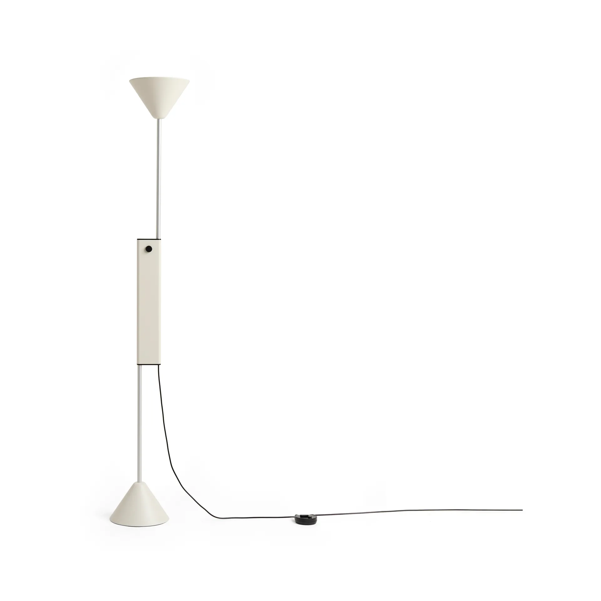 Twist staande lamp 200 cm, Cream white HAY