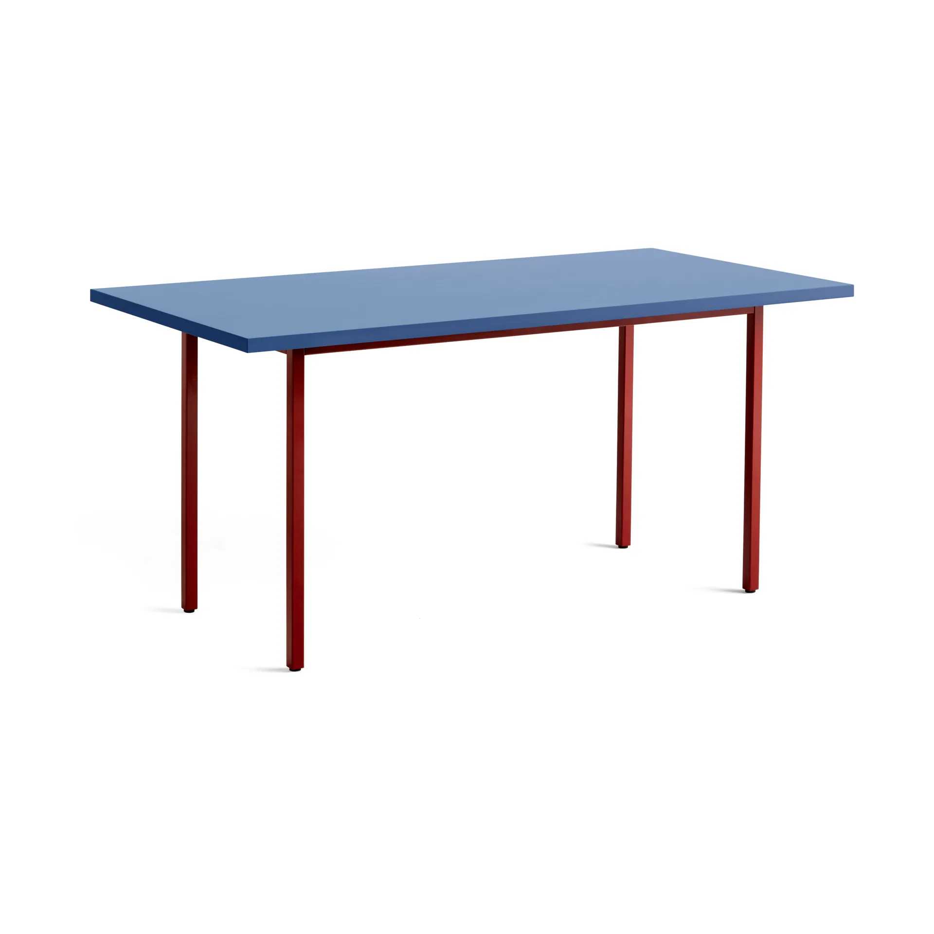 Two-Colour eettafel 82x160 cm, Maroon red-blue HAY