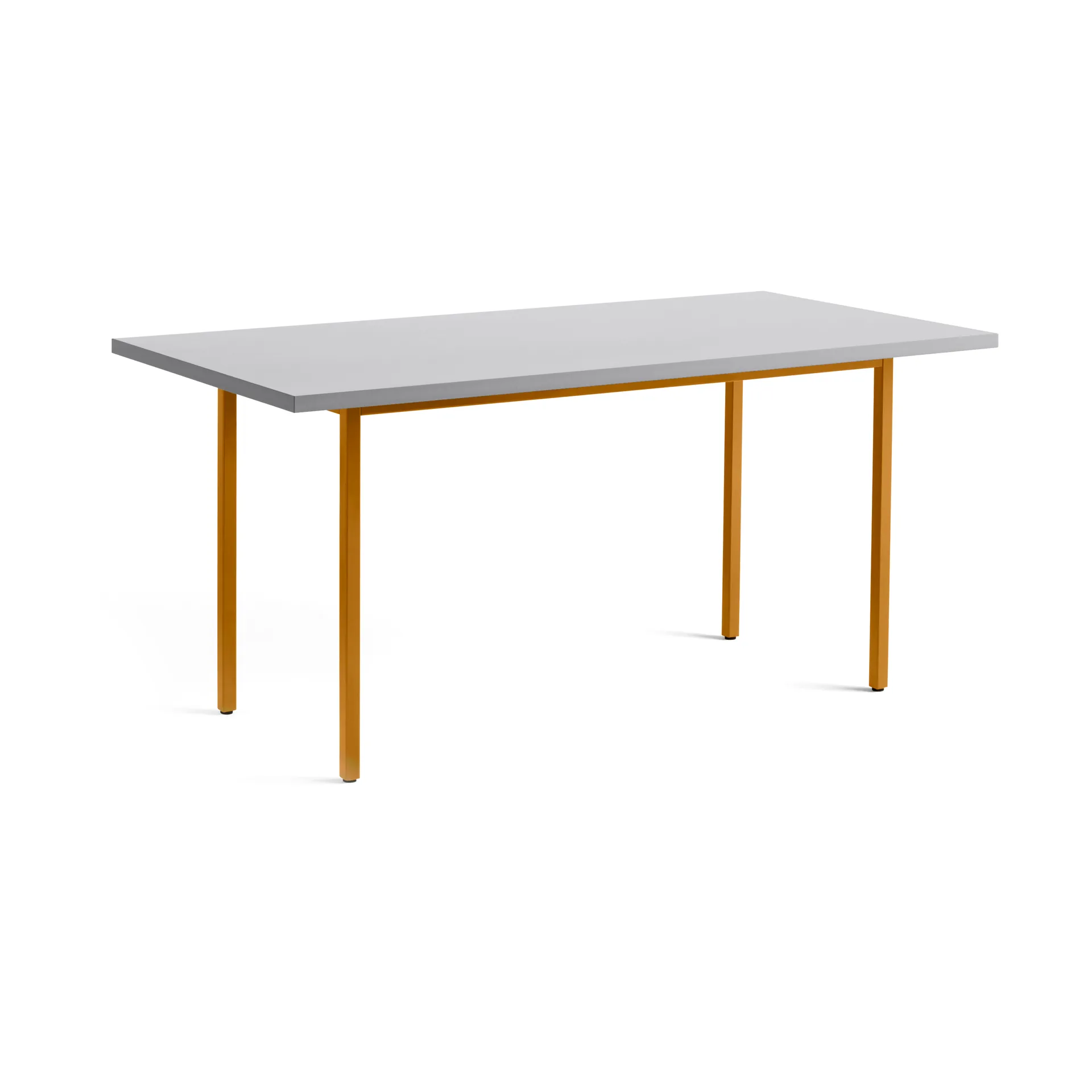 Two-Colour eettafel 82x160 cm, Ochre-light grey HAY