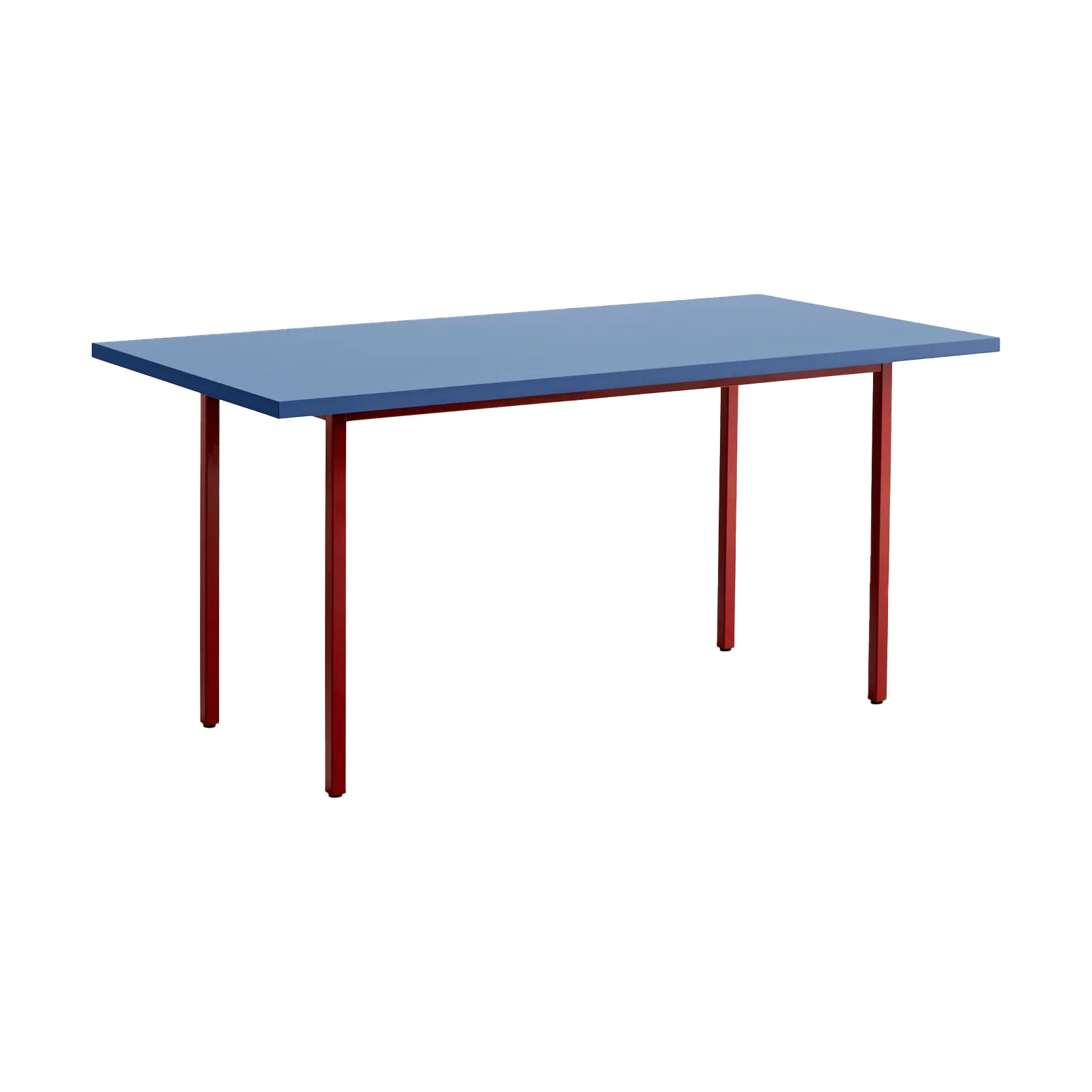 Two-Colour eettafel 90x240 cm, Maroon red-blue HAY