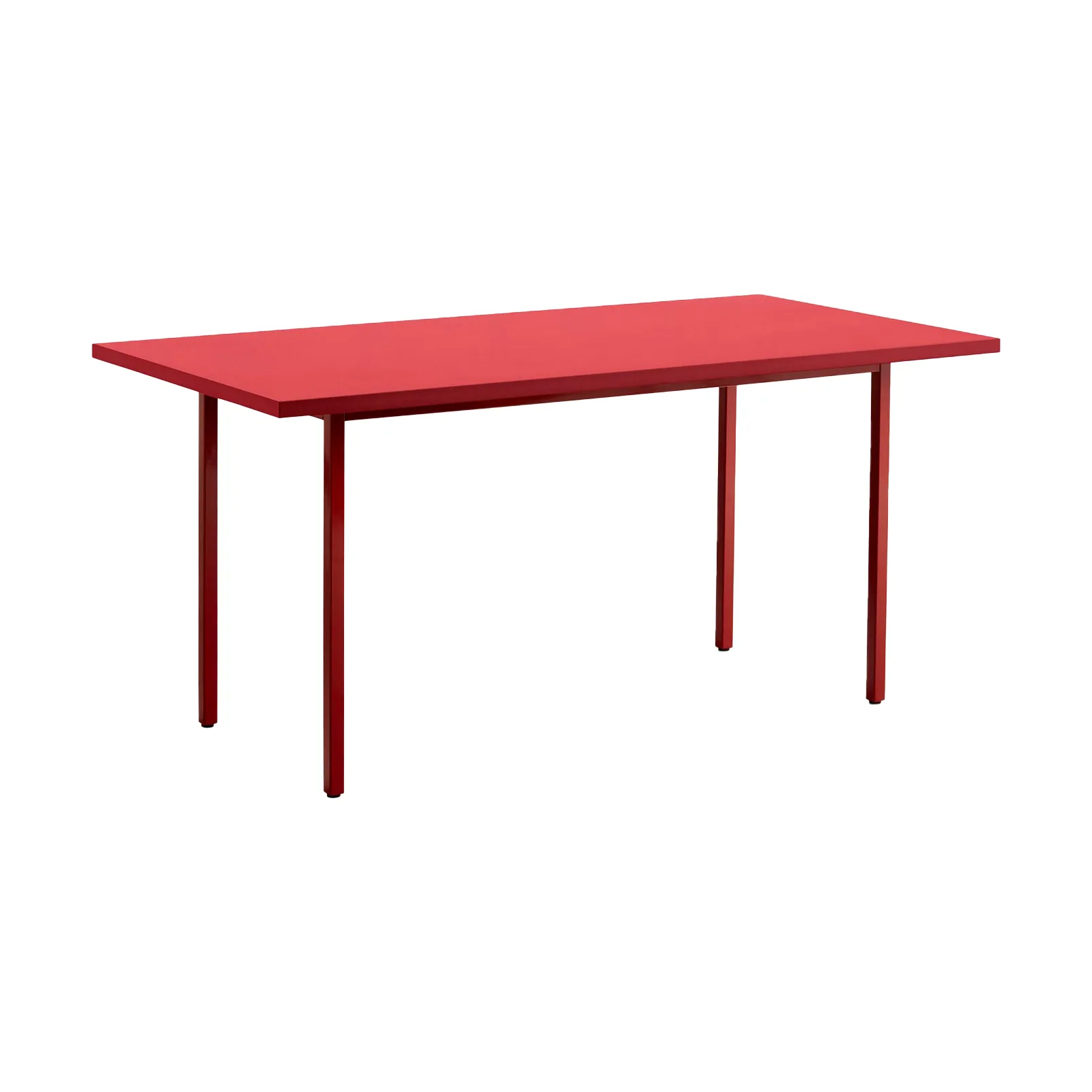 Two-Colour eettafel 90x240 cm, Maroon red-red HAY