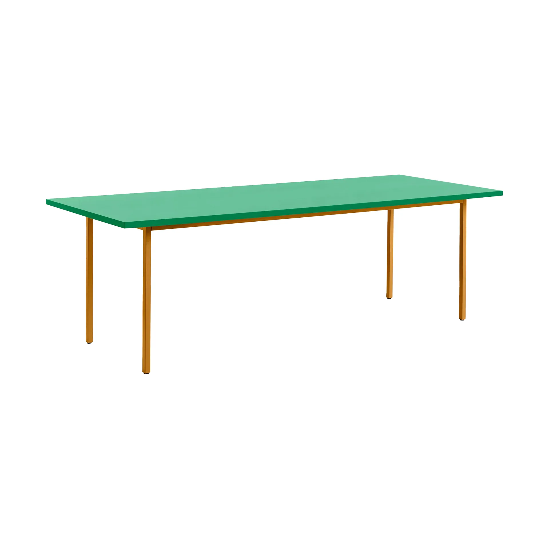 Two-Colour eettafel 90x240 cm, Ochre-green mint HAY