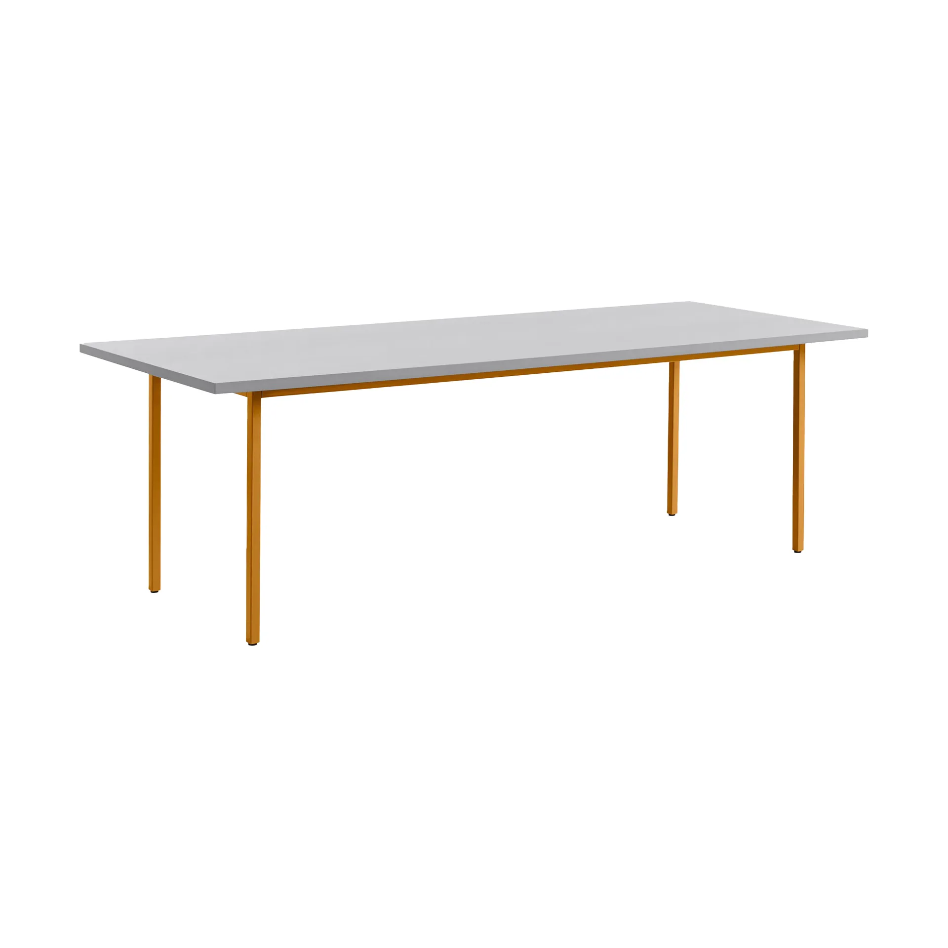 Two-Colour eettafel 90x240 cm, Ochre-light grey HAY