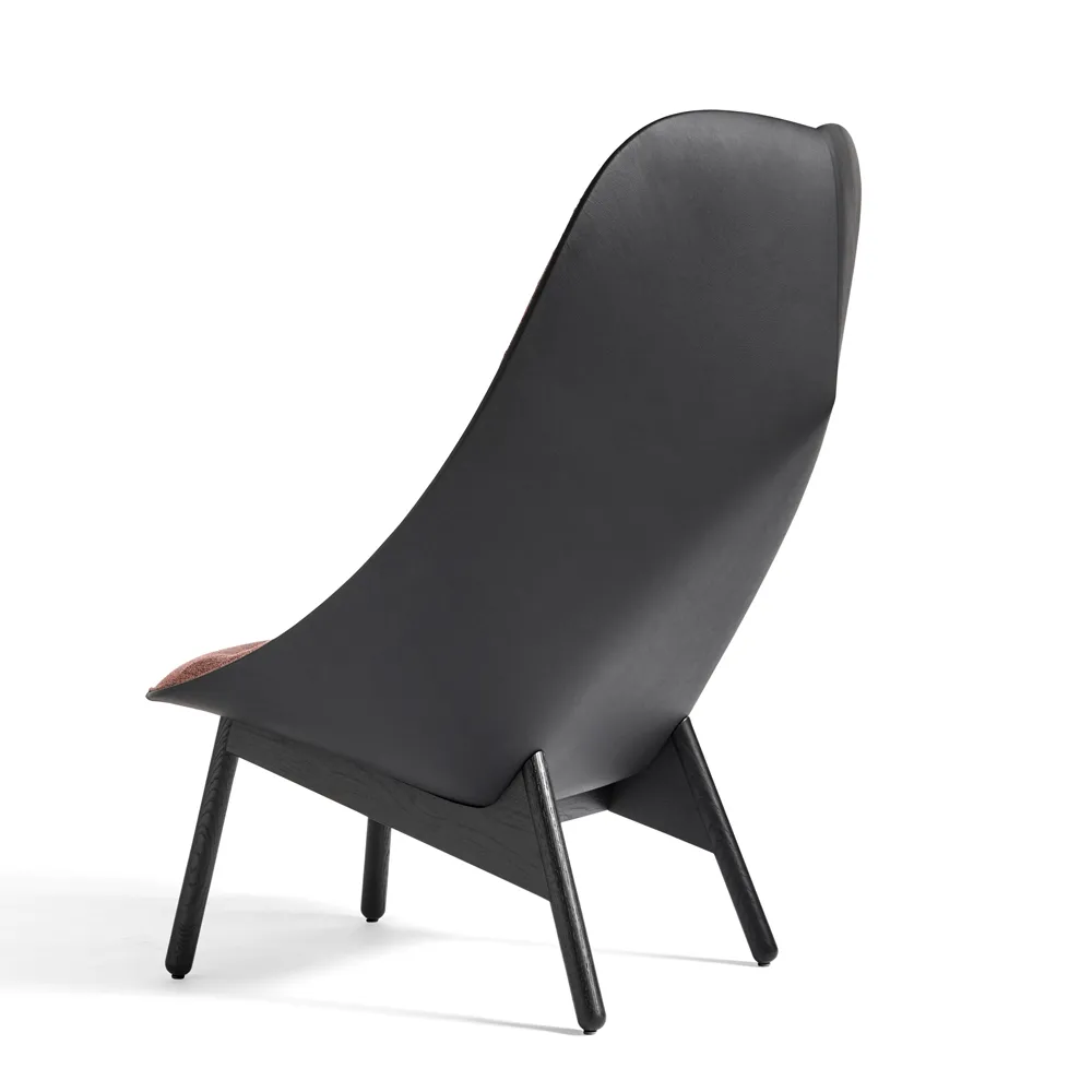 Uchiwa Quilt loungestoel, Bolgheri LGG60 melange–eiken–Sense nougat HAY