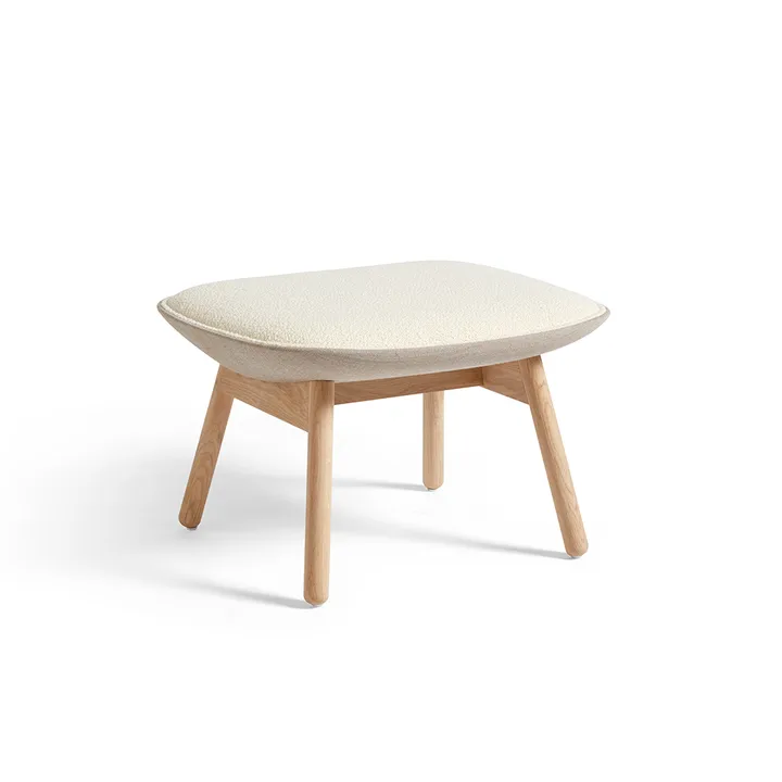 Uchiwa voetenbank - Cream A5–eiken–Canvas 244 - HAY
