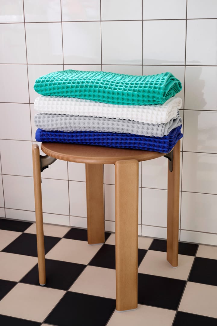 Waffle badhanddoek 70x140 cm, Emerald green HAY