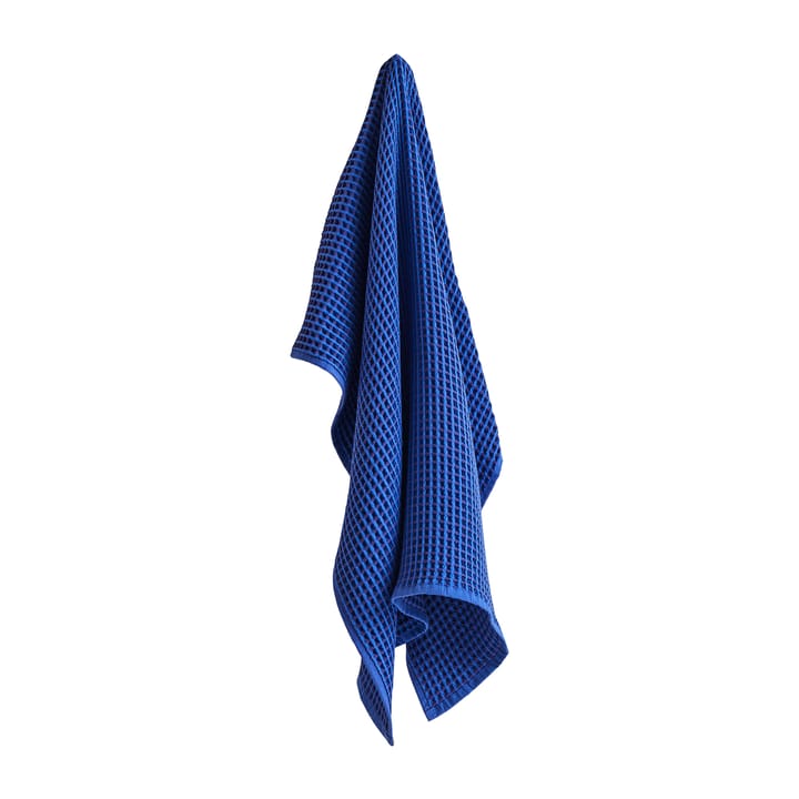 Waffle badhanddoek 70x140 cm - Vibrant blue - HAY