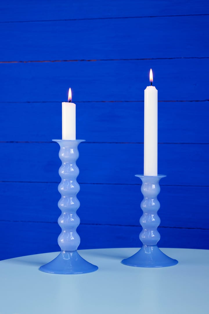 Wavy kandelaar medium 14 cm - Jade light blue - HAY