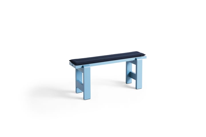 Weekday bank 111x23 cm gelakt sparrenhout, Azure blue HAY