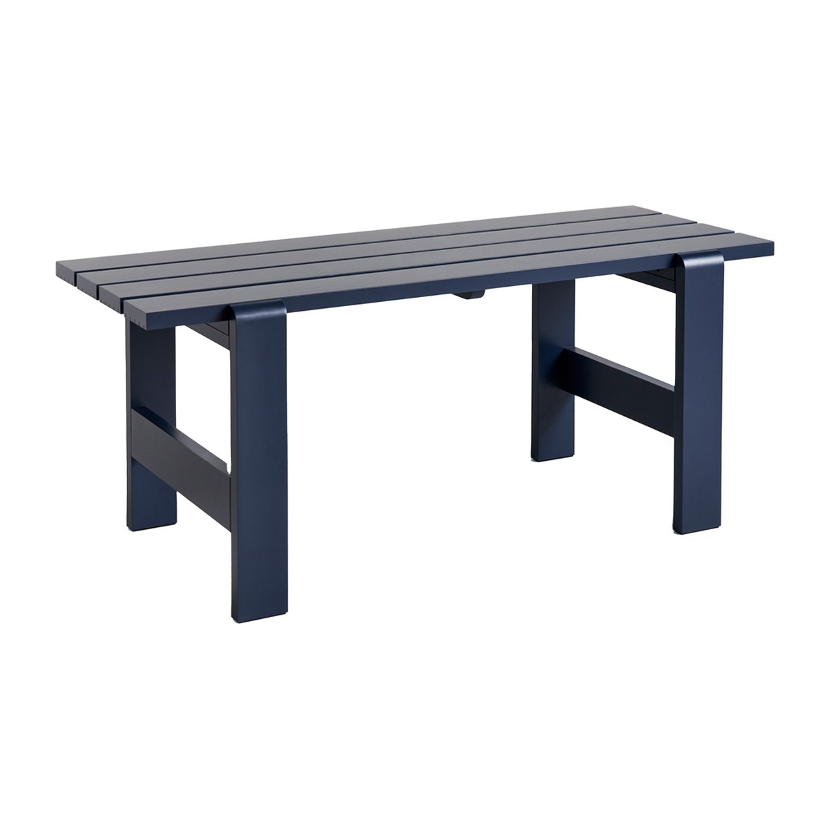 HAY Weekday tafel 180x66 cm gelakt sparrenhout Steel blue