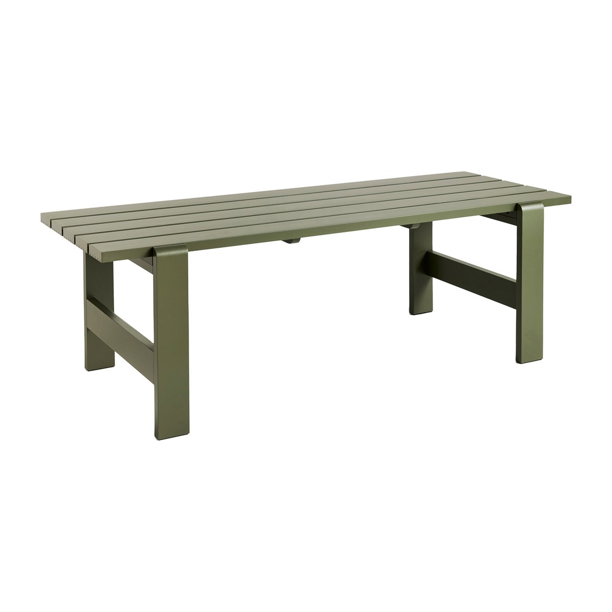 HAY Weekday tafel 230x83 cm gelakt sparrenhout Olive